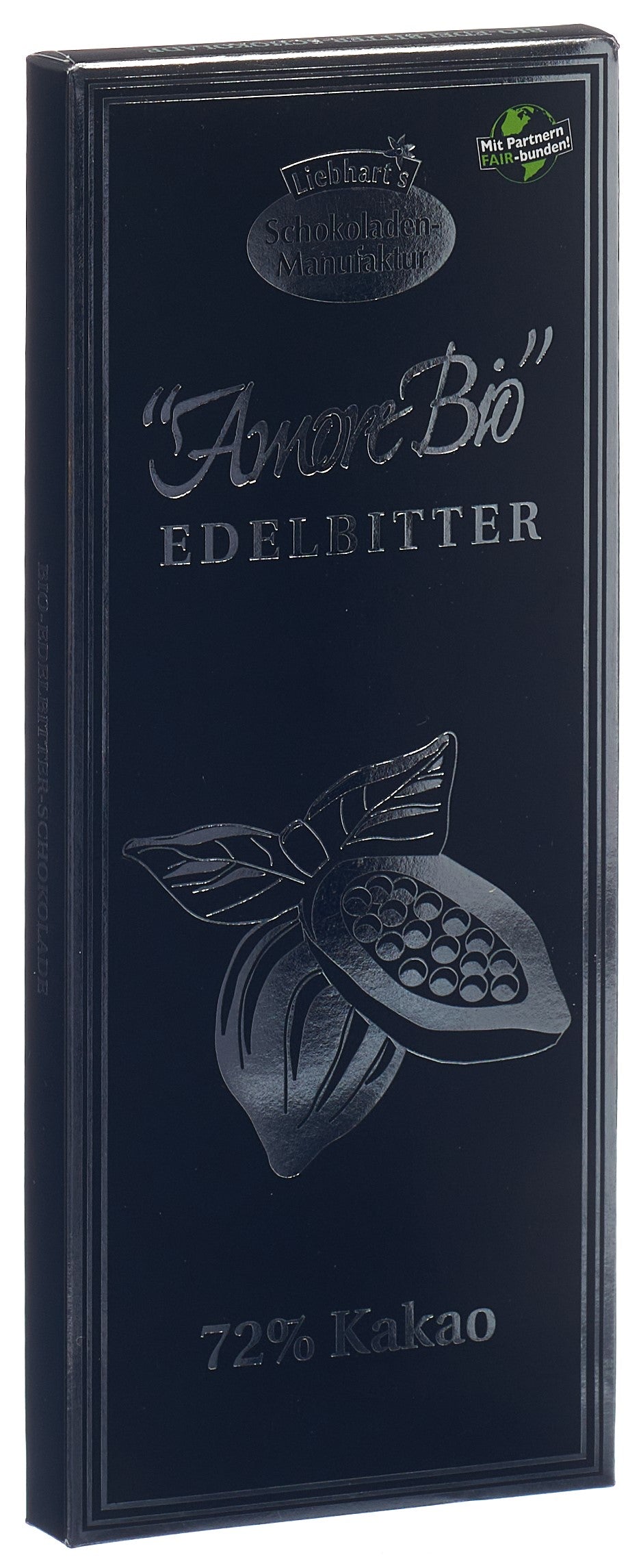 LIEBHART Schoko Edelbitt Kakao 72% Bio