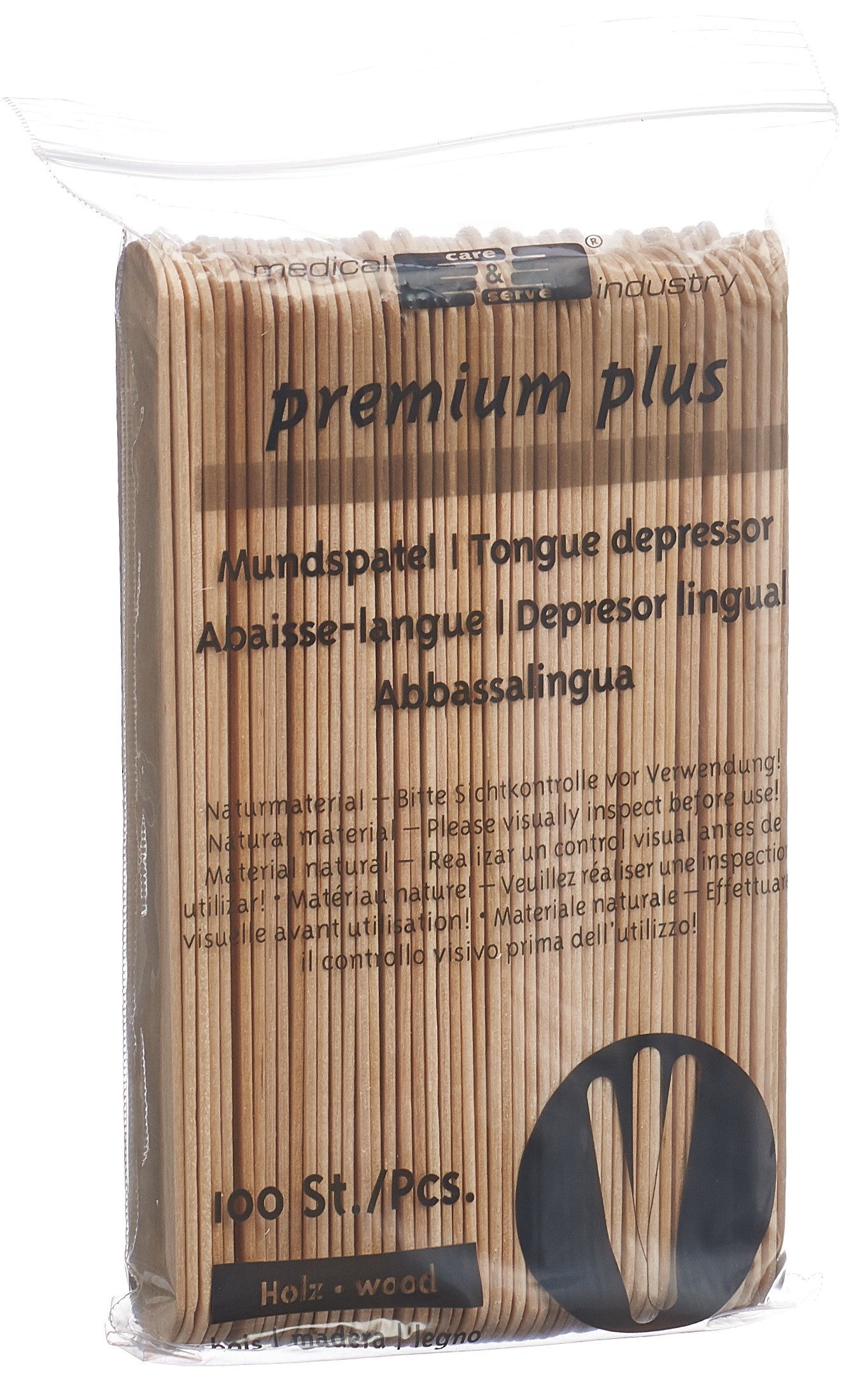 GRIBI Mundspatel Holz 17x150mm unsteril