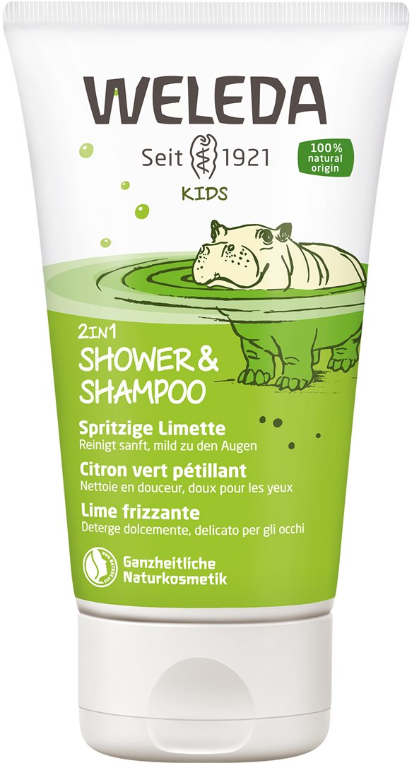 WELEDA KIDS 2in1 Shower&Shampoo Limette