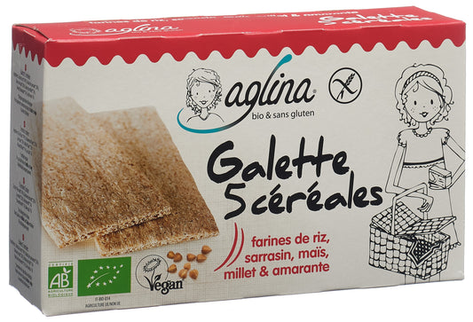 AGLINA Galette 5 Cerealien Bio