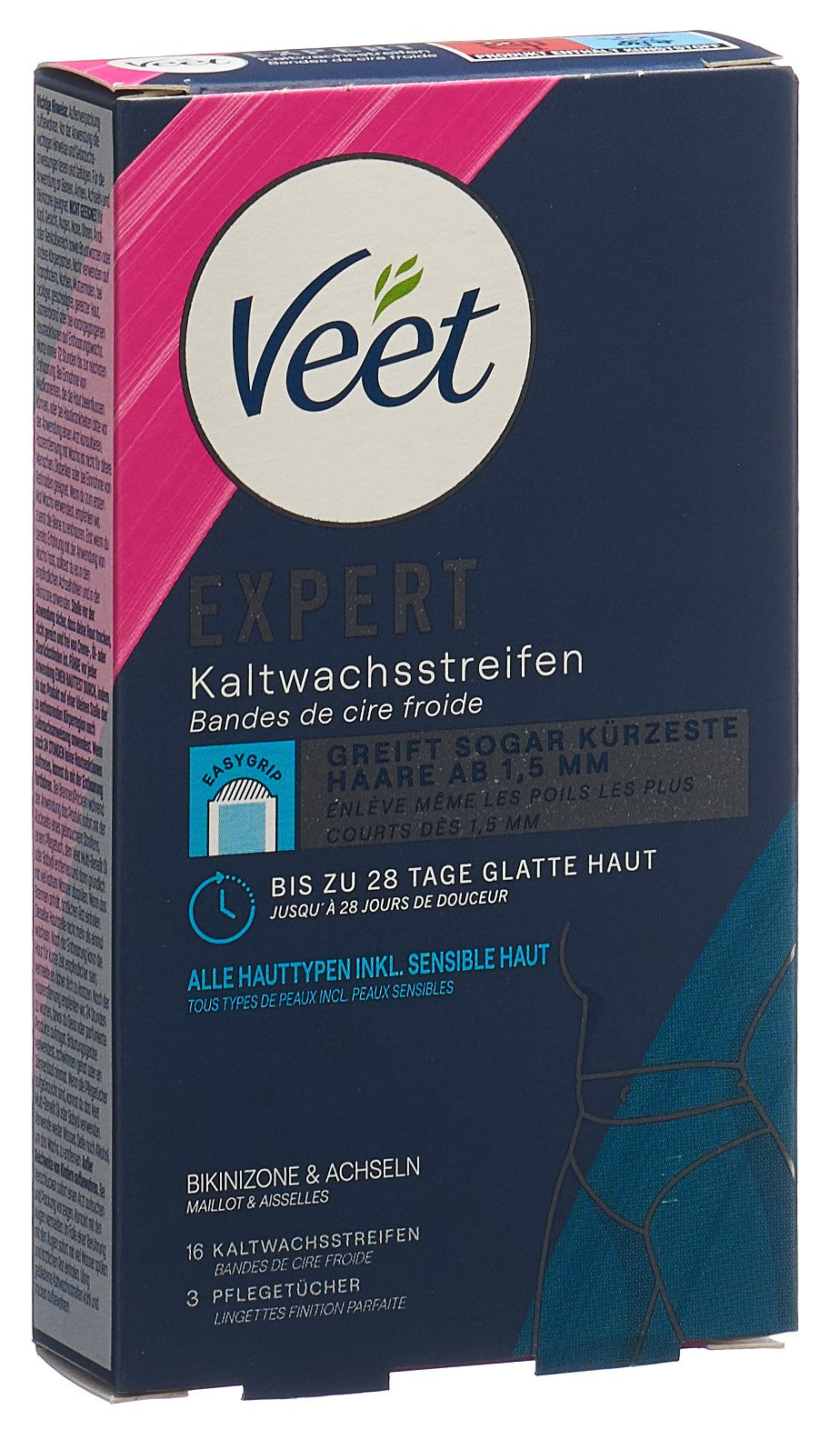 VEET EXPERT Kaltwachsstreifen Bikini&Achsel