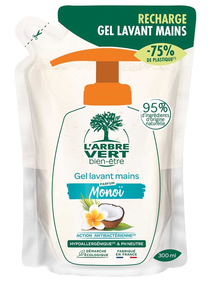 L'ARBRE VERT Ref Handseife flüssig Monoï FR