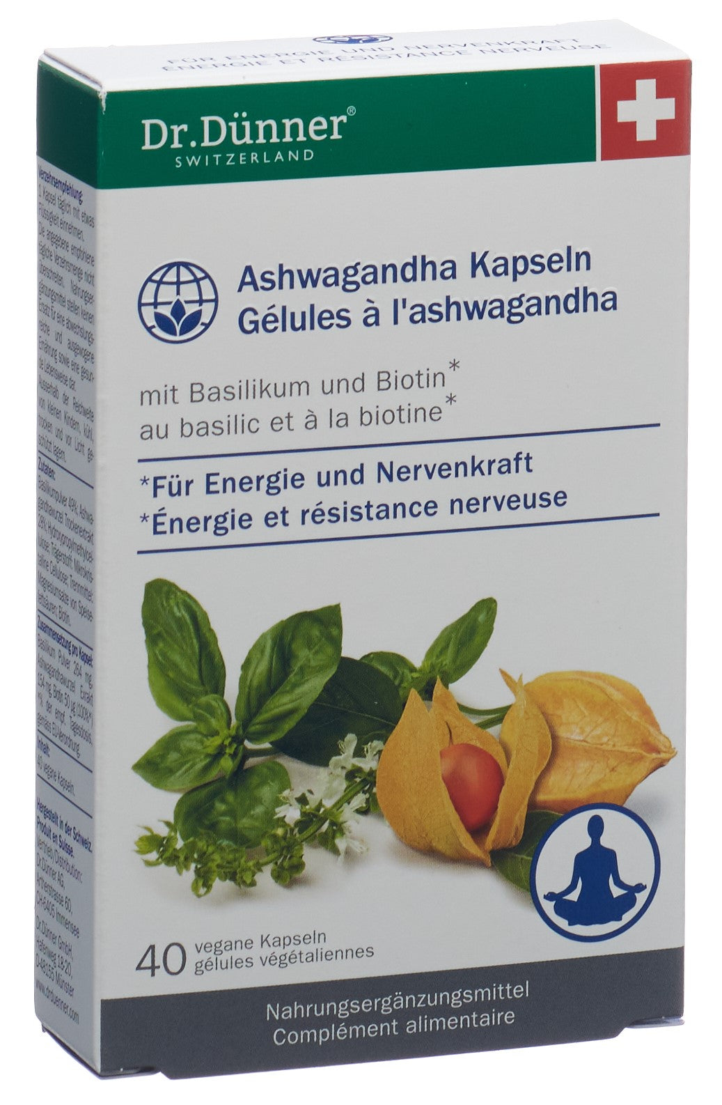 DÜNNER Ashwagandha Energie+Nerven Kaps