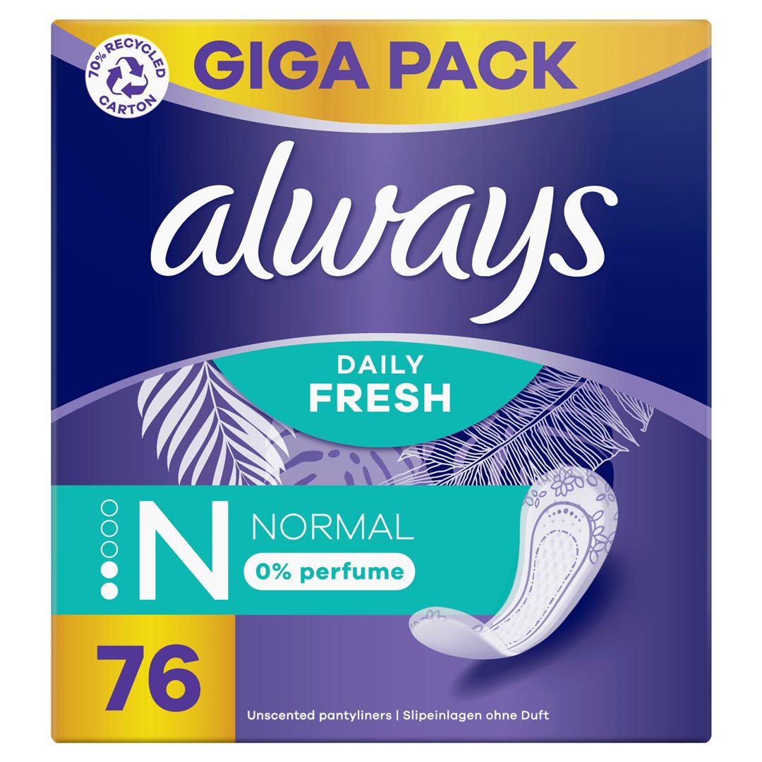 ALWAYS Slipeinlage Normal ohne Duft GigaP
