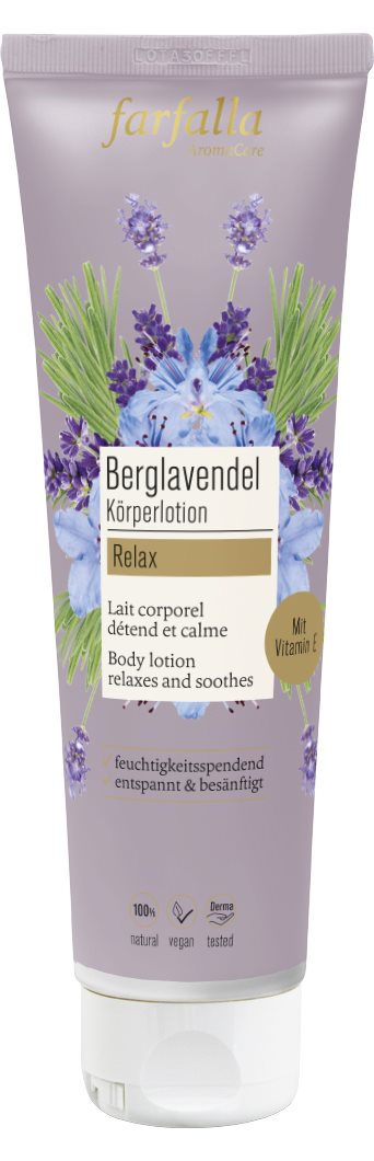 FARFALLA Körperlotion Berglavendel