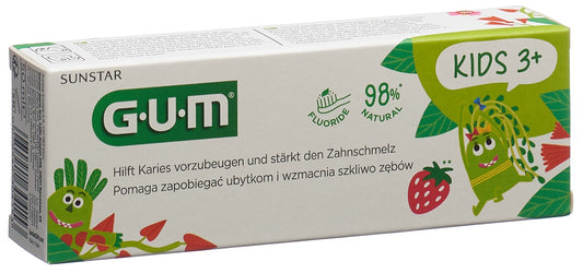 GUM Kids Zahngel 3+ Erdbeer