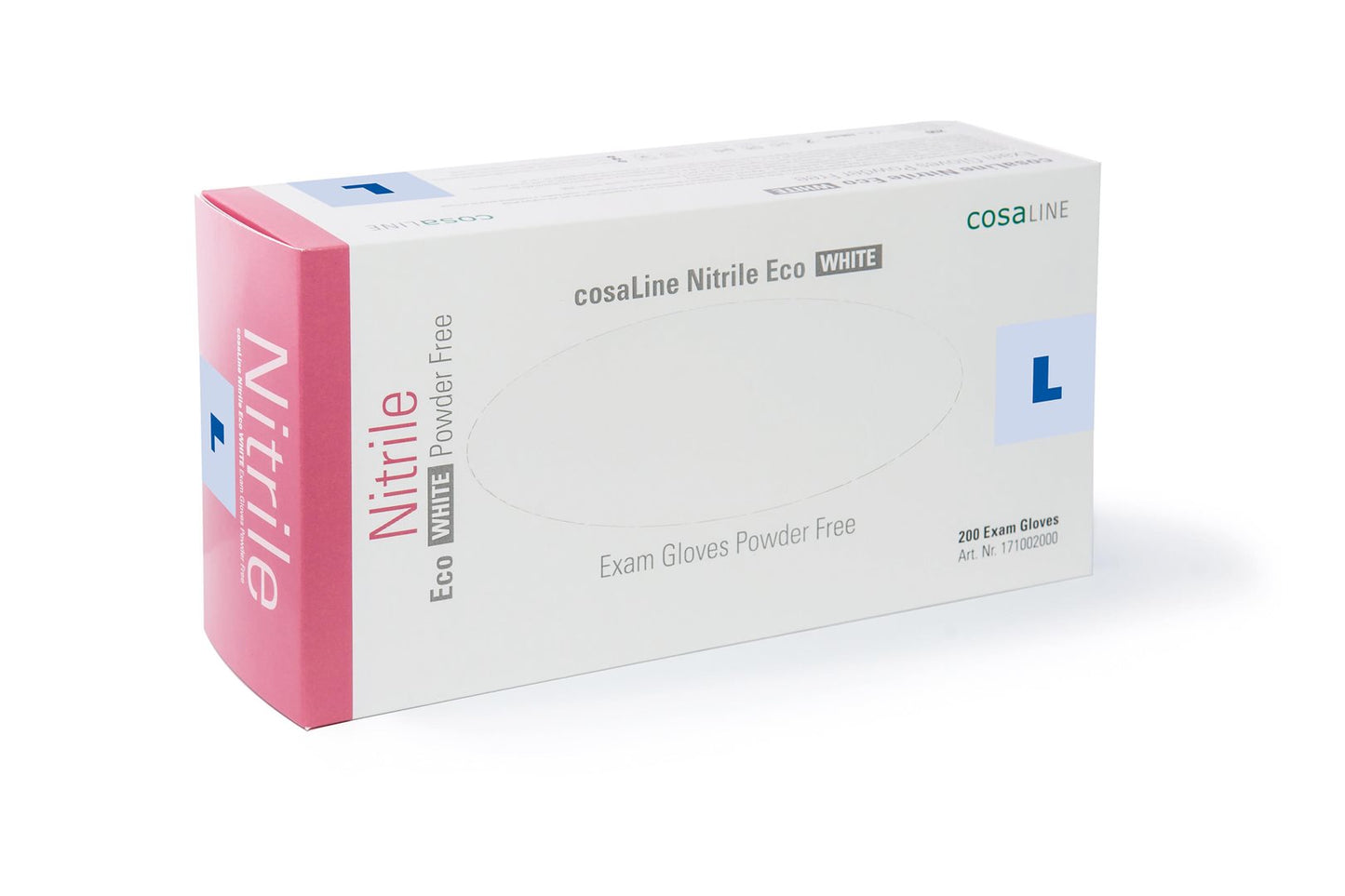 COSALINE UHS L Nitril Eco weiss puderf