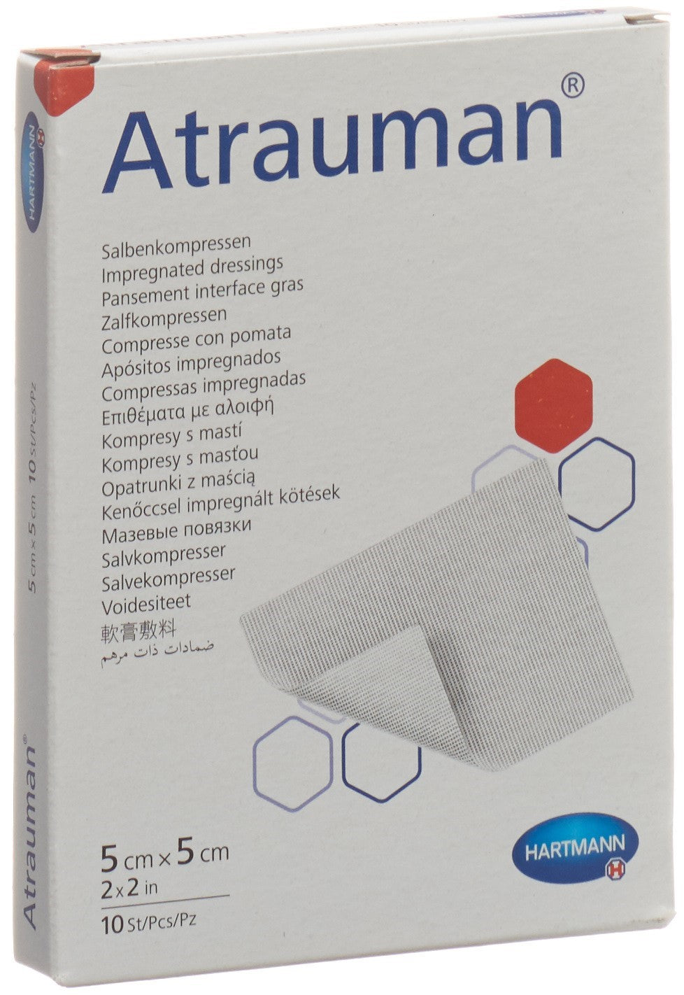 ATRAUMAN Salbenkompressen 5x5cm steril