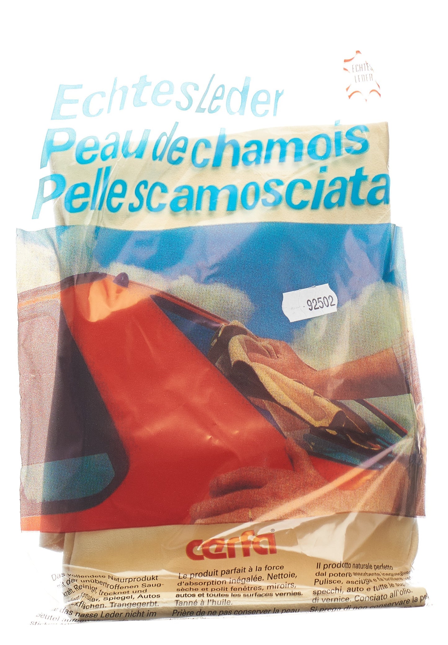CERFA Hirschleder Prima 37x55cm