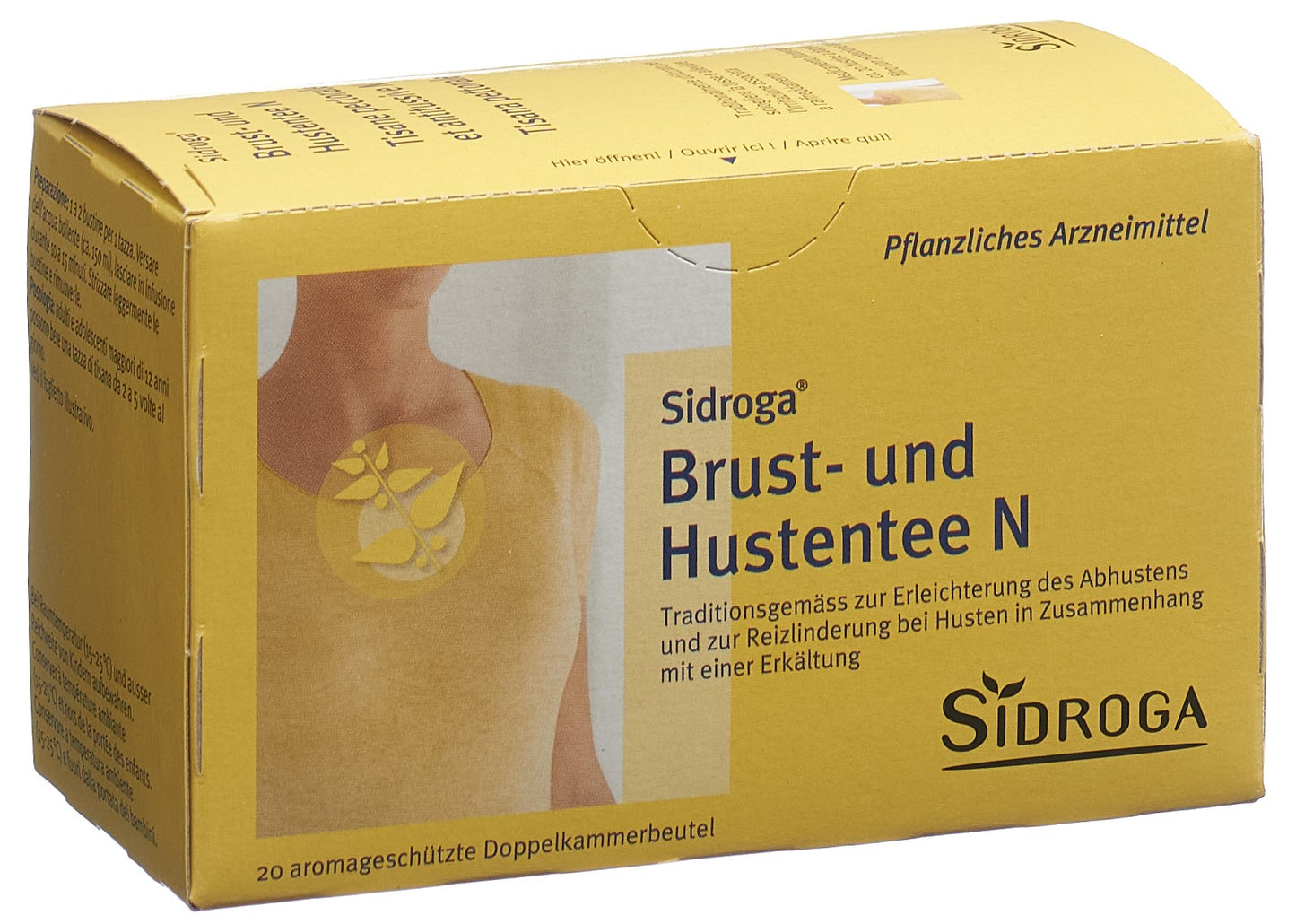 SIDROGA Brust- und Hustentee N