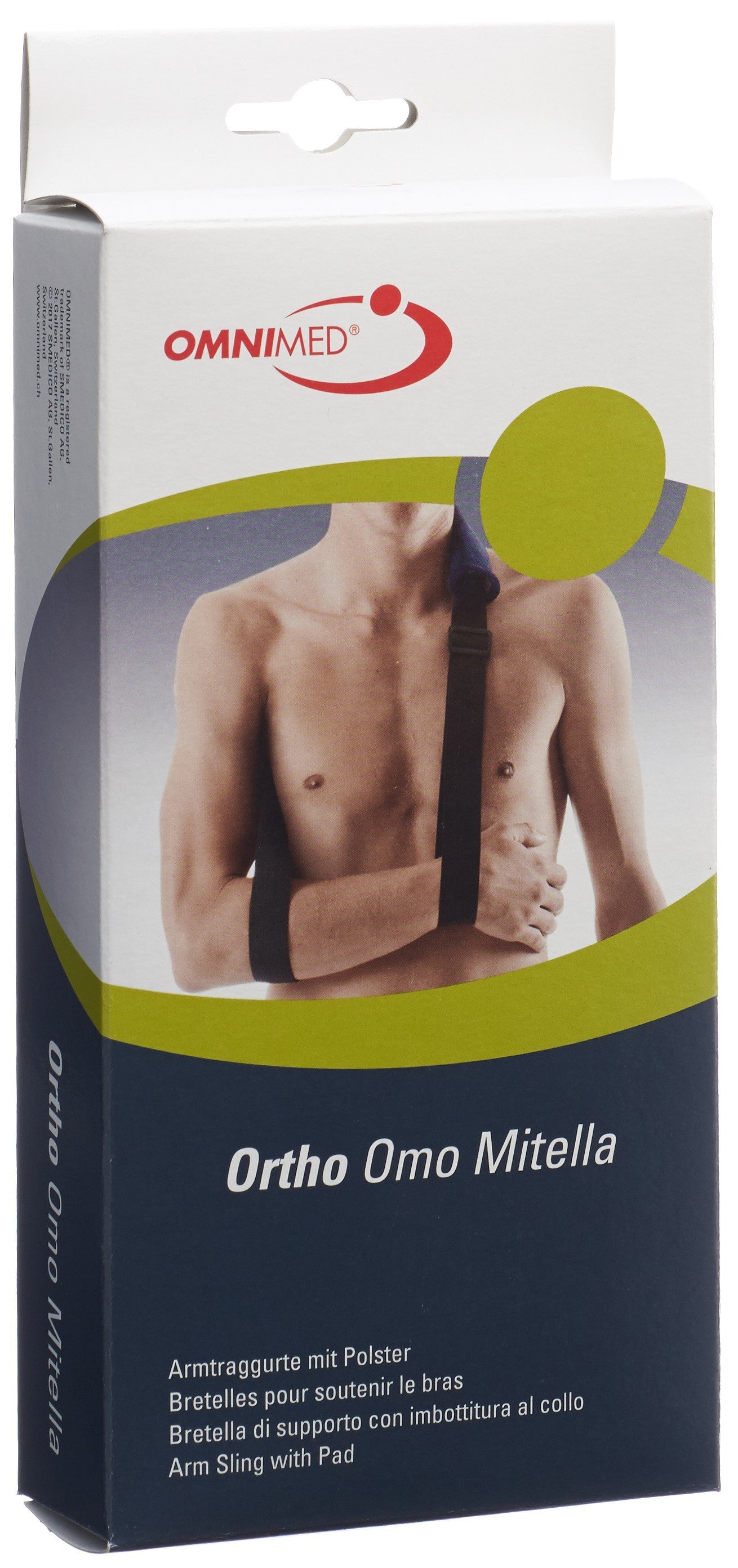 OMNIMED Ortho Armschl Mitella S-XL gepol blau-schw