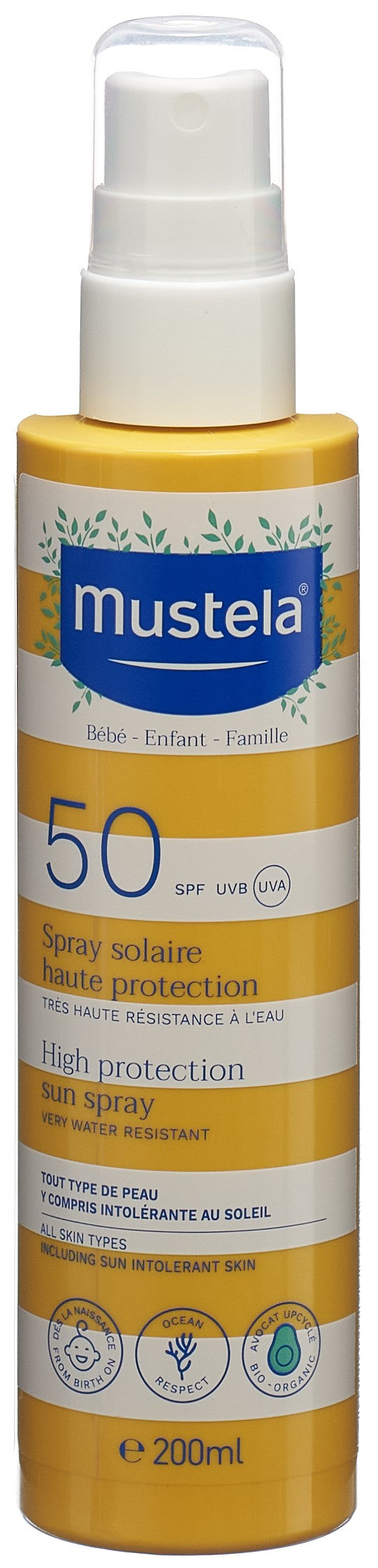MUSTELA Sonnenschutz Sonnenspray LSF50