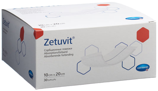 ZETUVIT Absorptionsverband 10x20cm