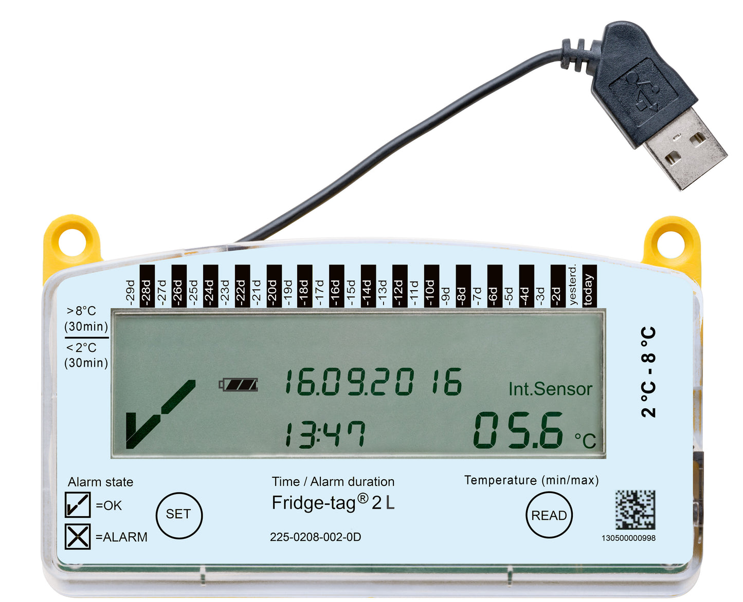 FRIDGE-TAG 2 L 2°C-8°C DE