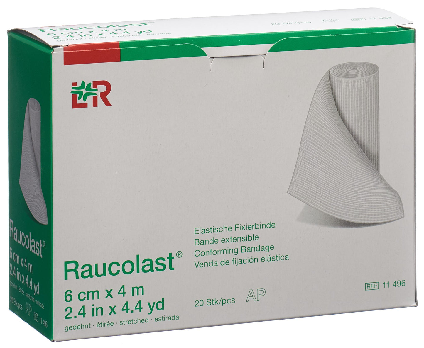 RAUCOLAST elastische Fixierbinde 6cmx4m
