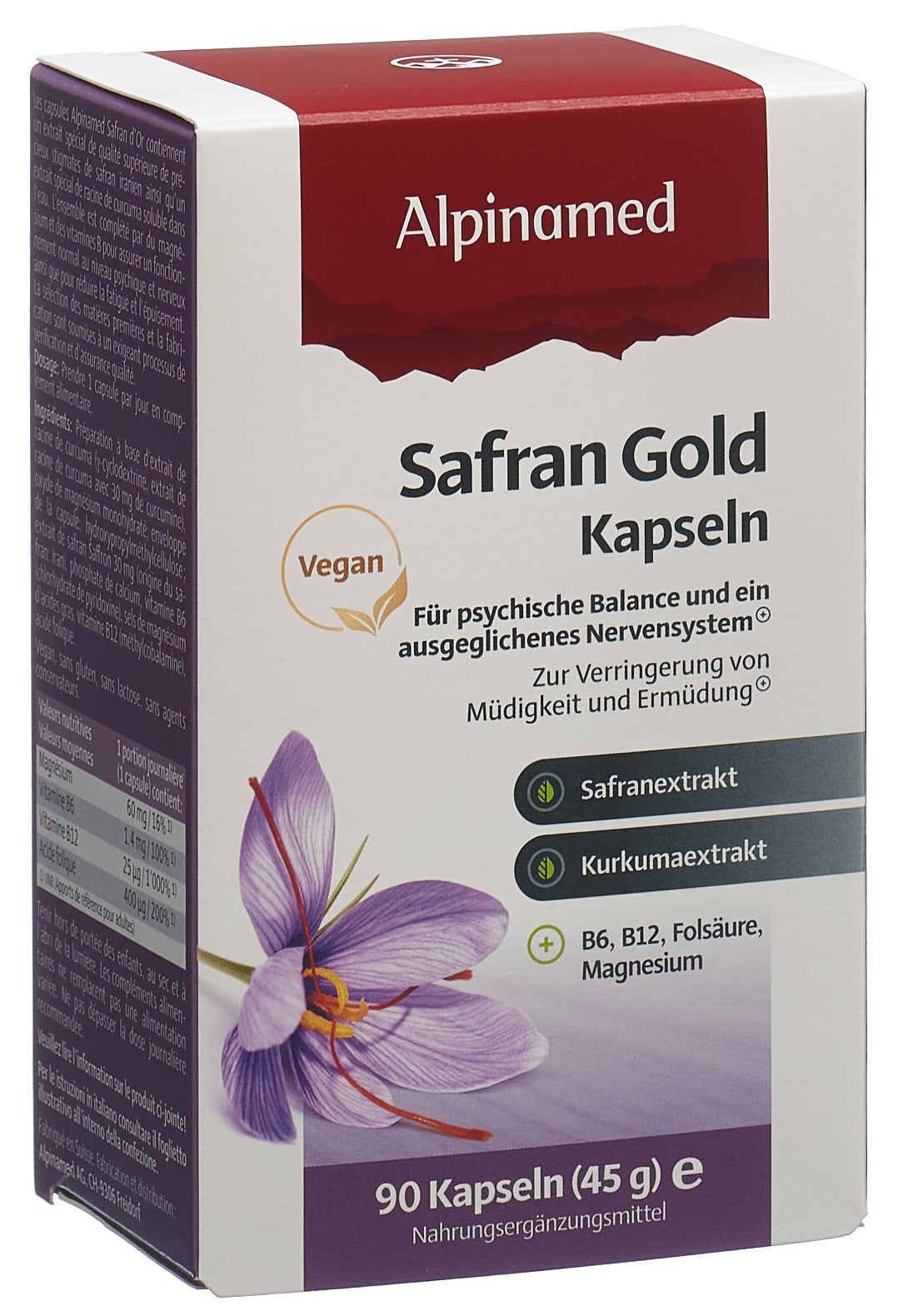 ALPINAMED Safran Gold Kaps