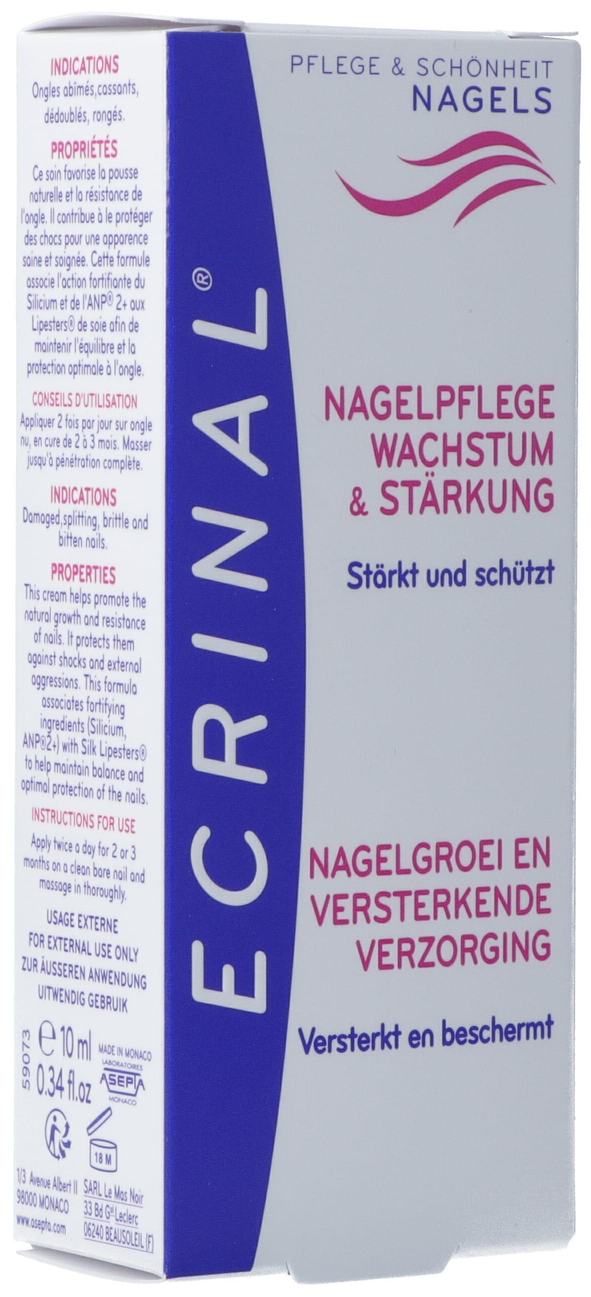 ECRINAL Nagelpflege Wachstum&Stärkung Creme