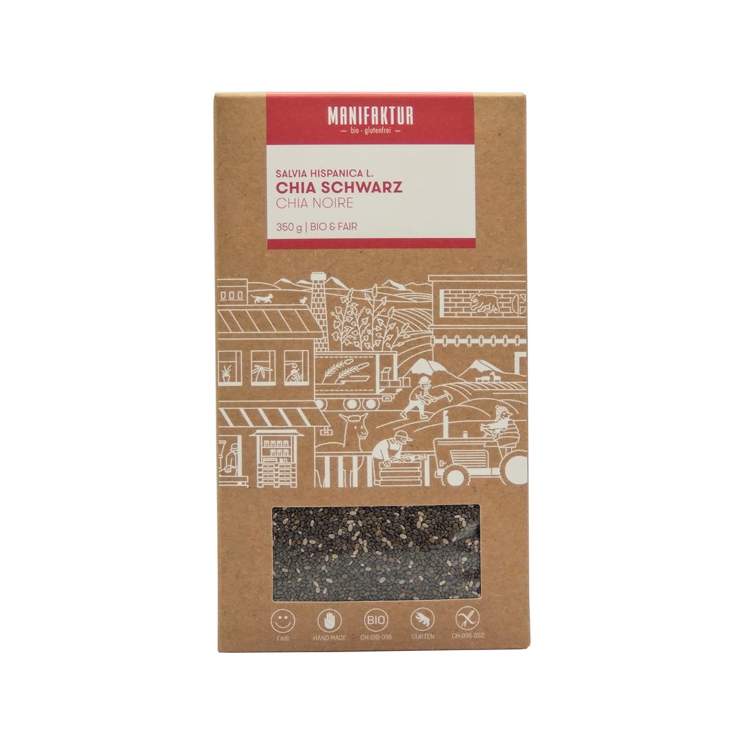 MANIFAKTUR Chia Samen schwarz
