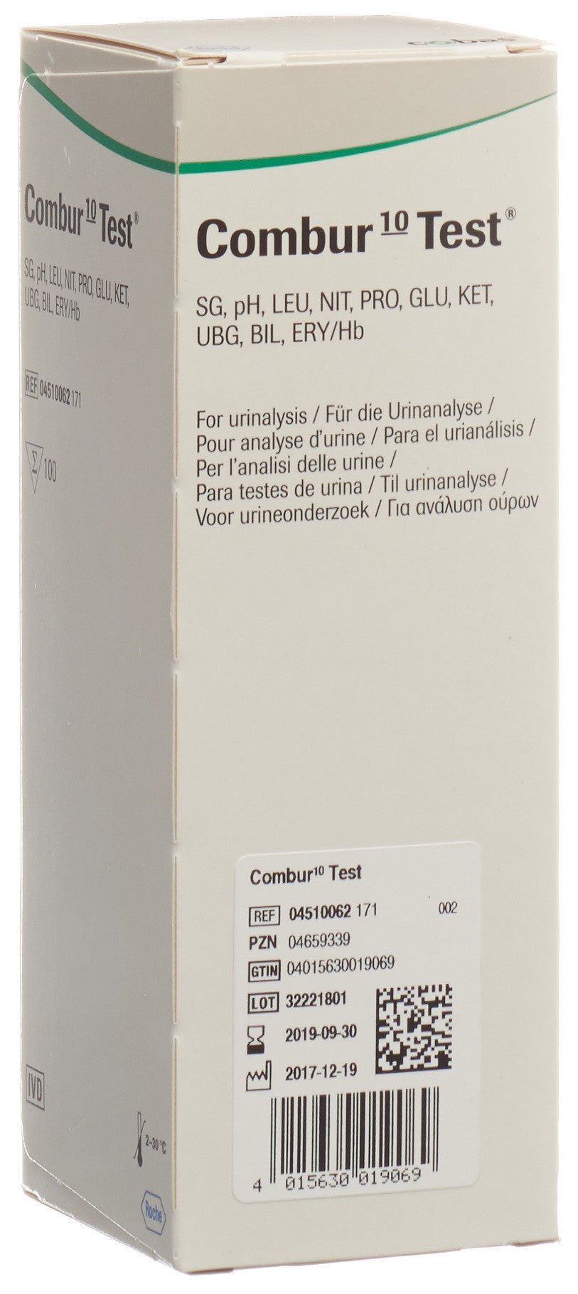 COMBUR 10 TEST Streifen