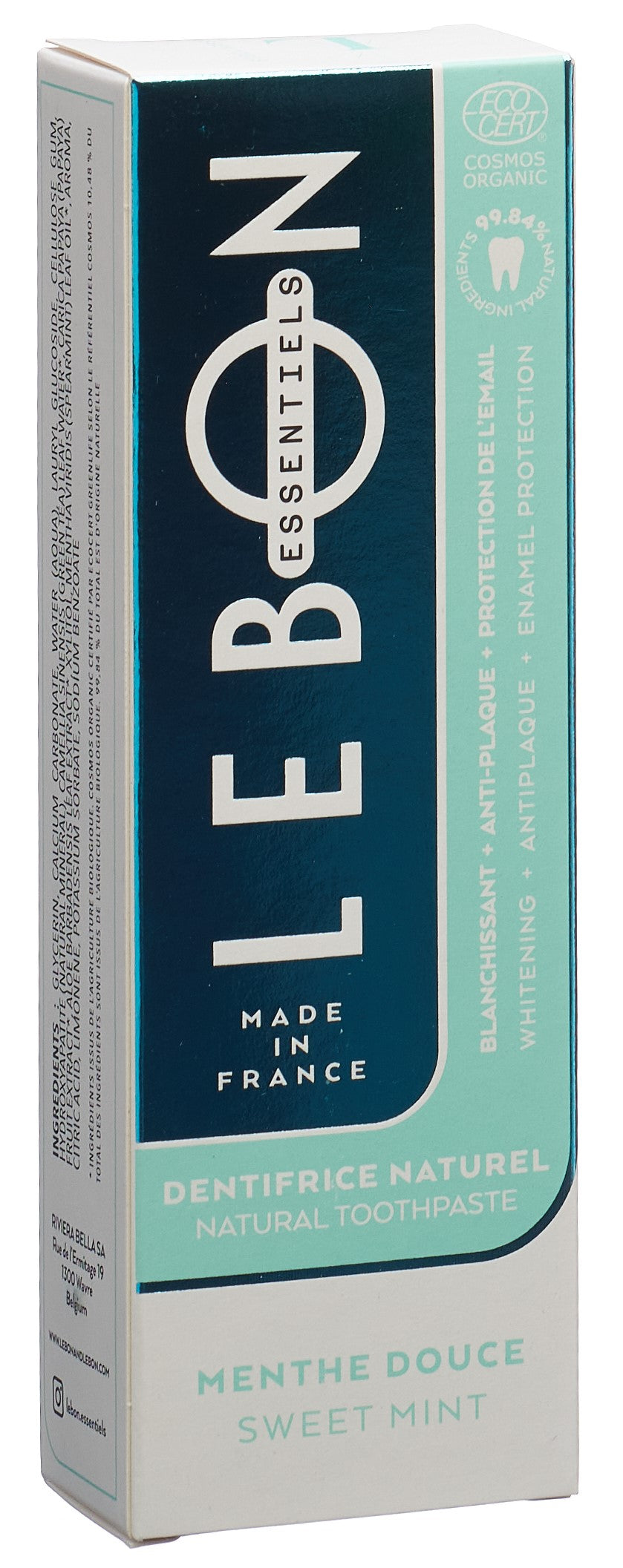 LEBON ESSENTIELS Zahnpasta mild Minze Bio
