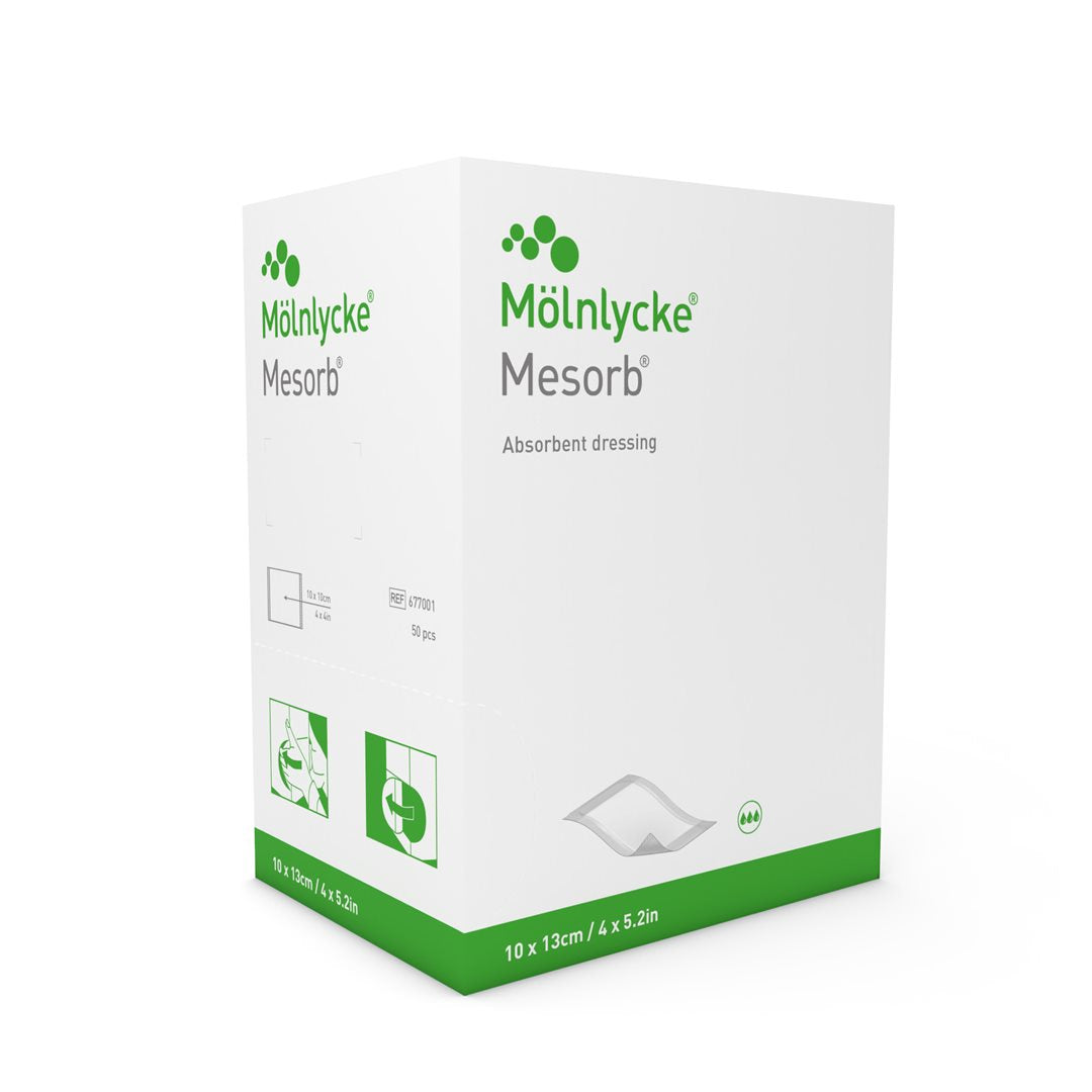 MESORB Absorbier Saugverband 10x13cm steril