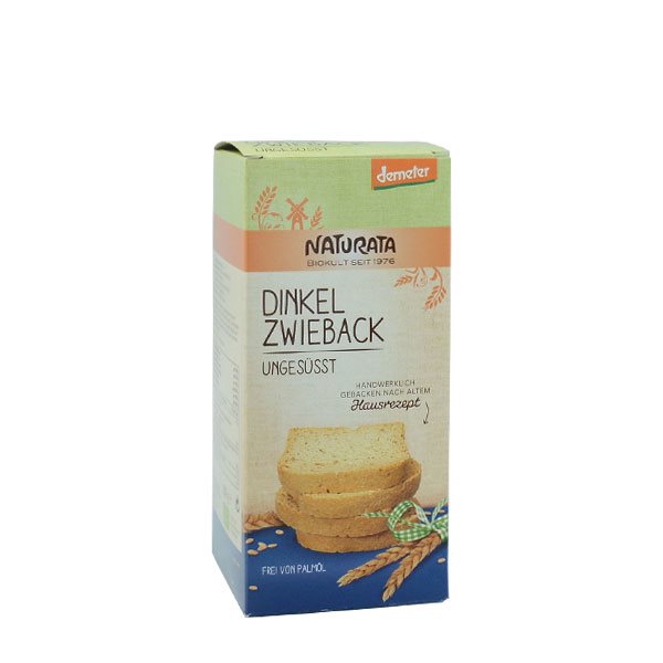 NATURATA Dinkel Zwieback ungesüsst