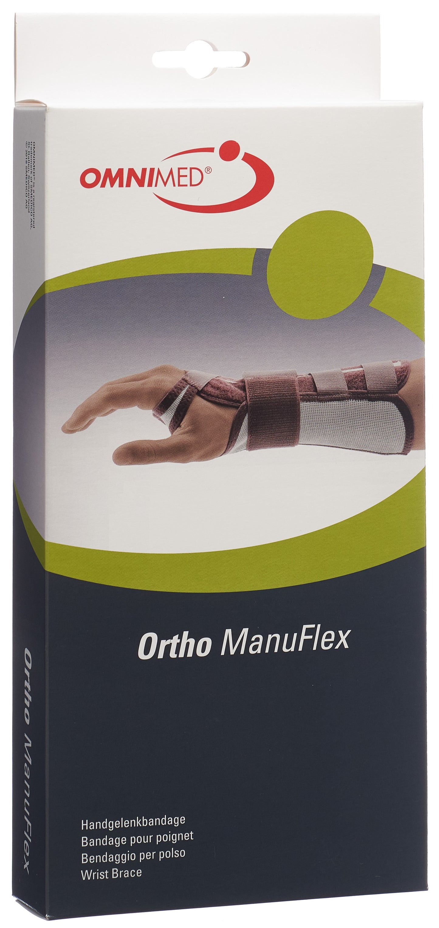 OMNIMED Ortho Manu Flex Handgelenk M 22cm re gr/bo