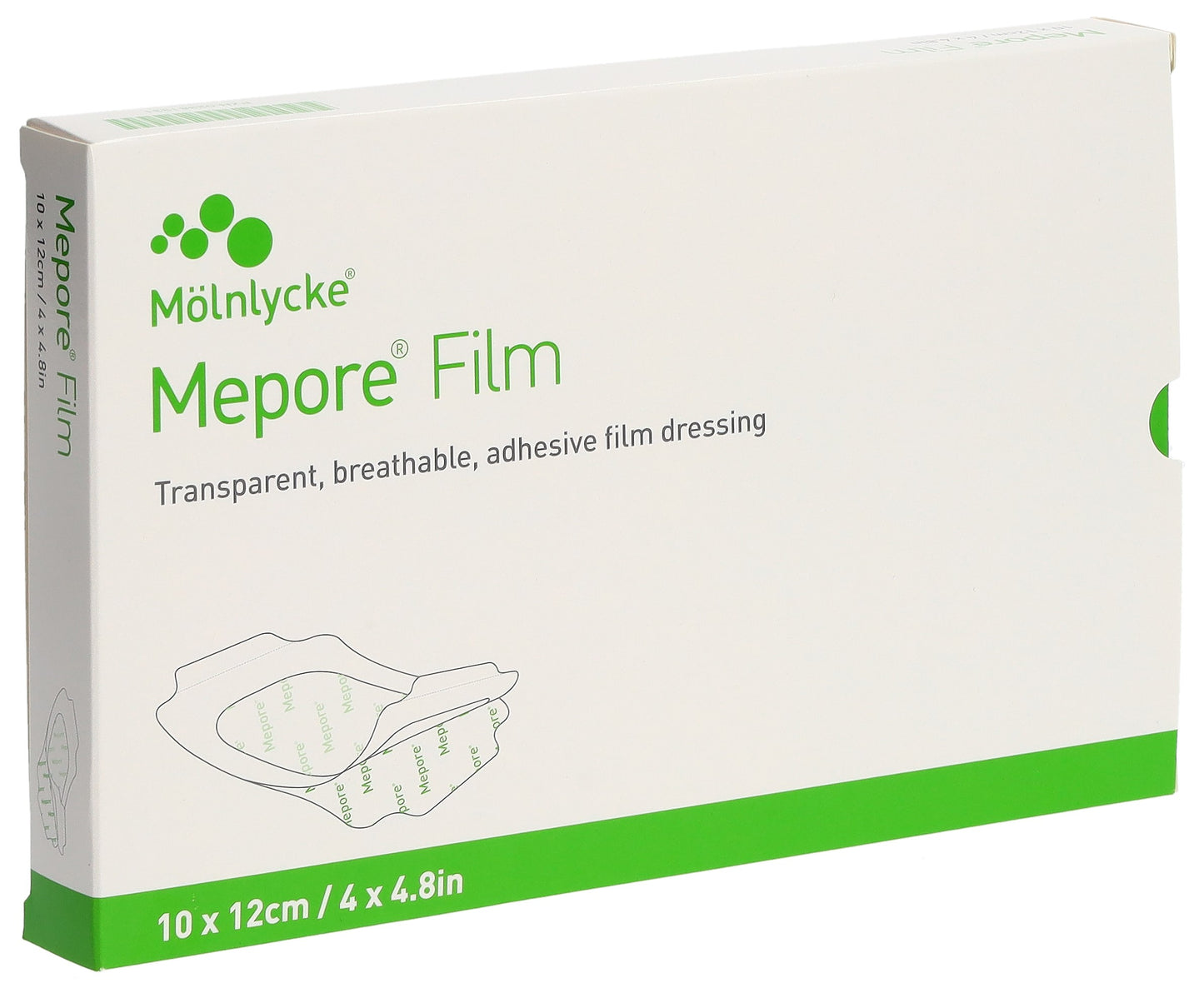 MEPORE FILM Folienverband 10x12cm st neu