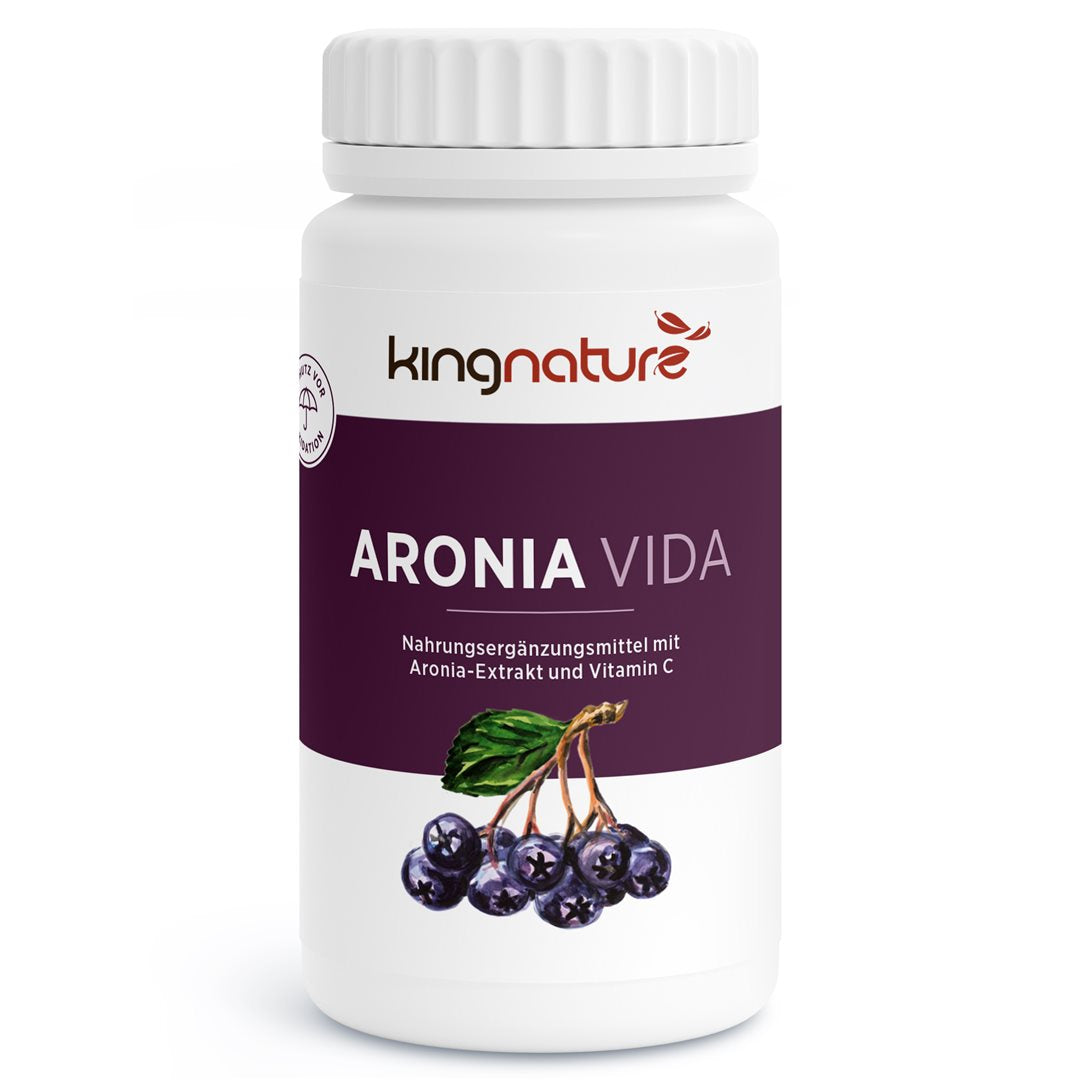 KINGNATURE Aronia Vida Extrakt Kaps 500 mg