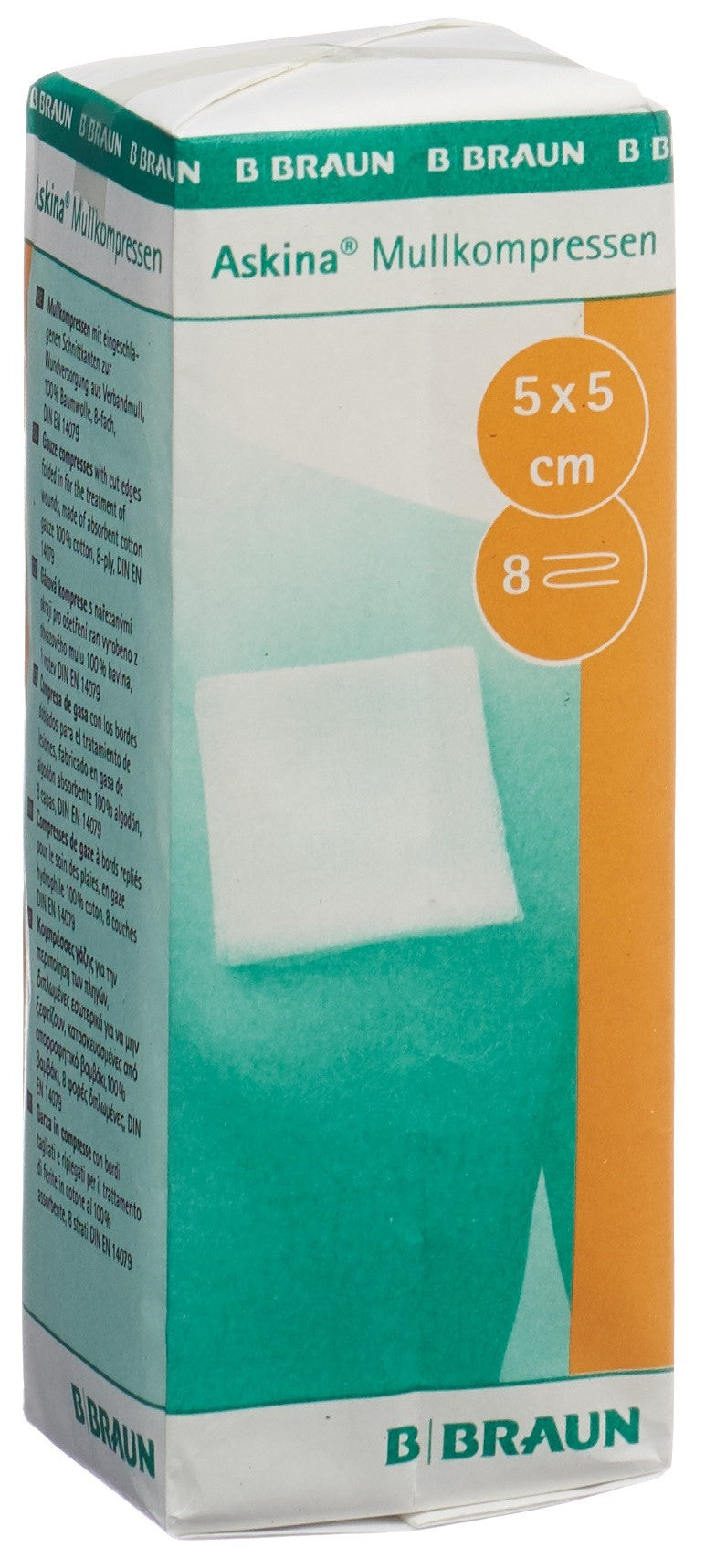 ASKINA Mullkompresse 5cmx5cm