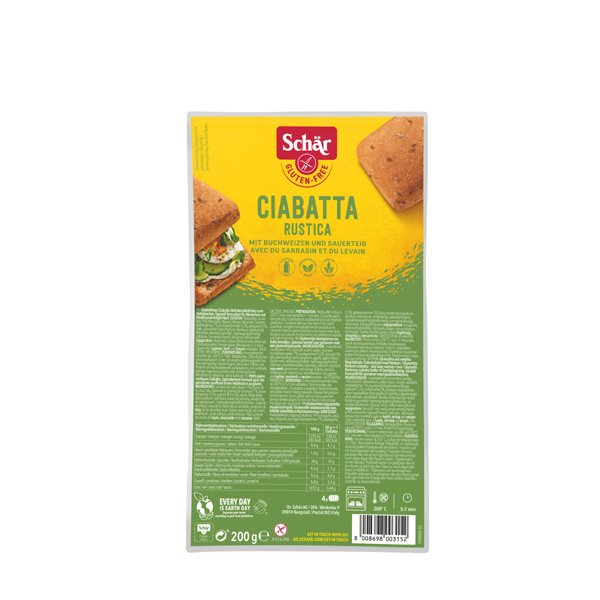 SCHÄR Ciabatta Rustica glutenfrei