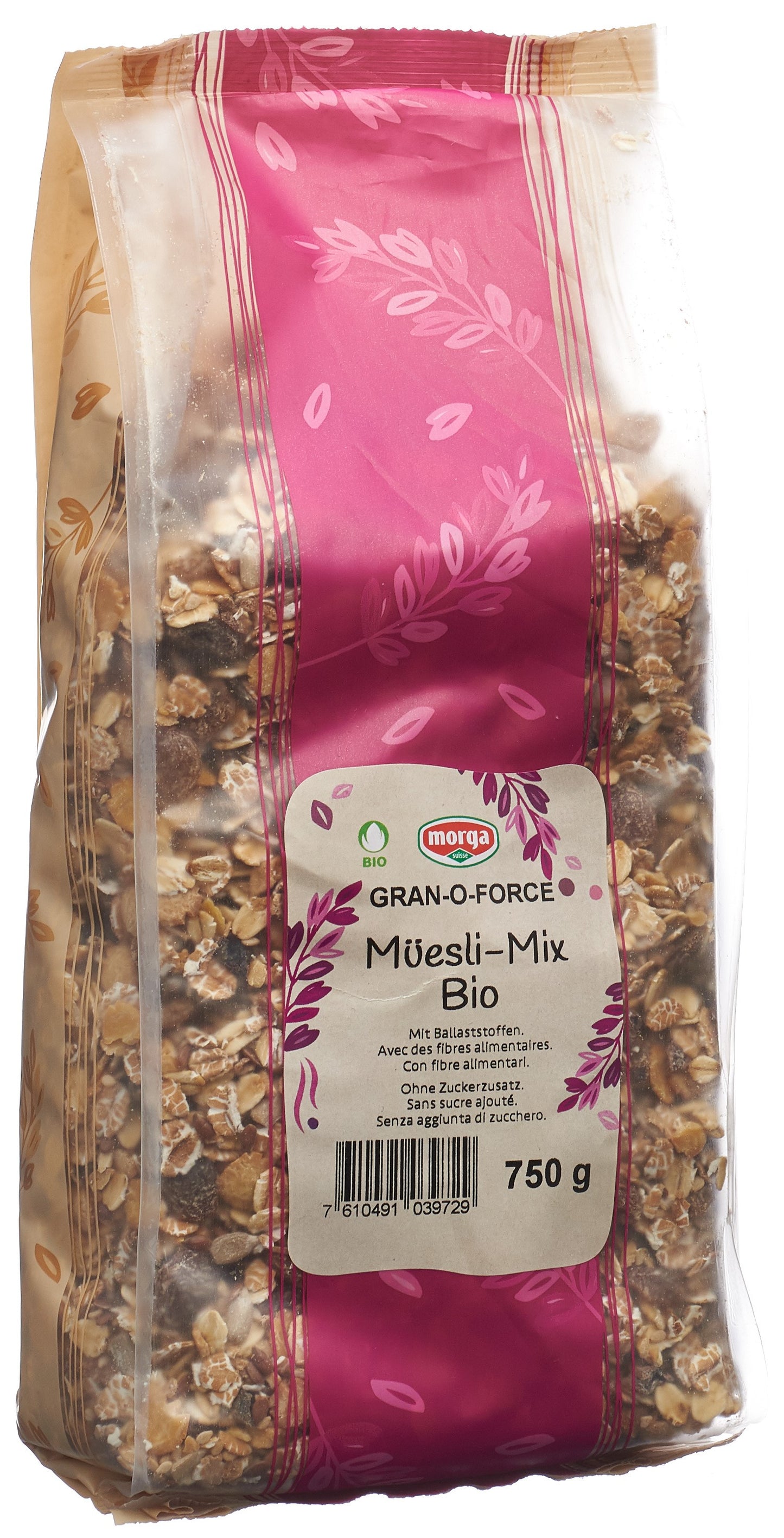 GRANOFORCE Müesli Mix o Zuck Bio Knospe