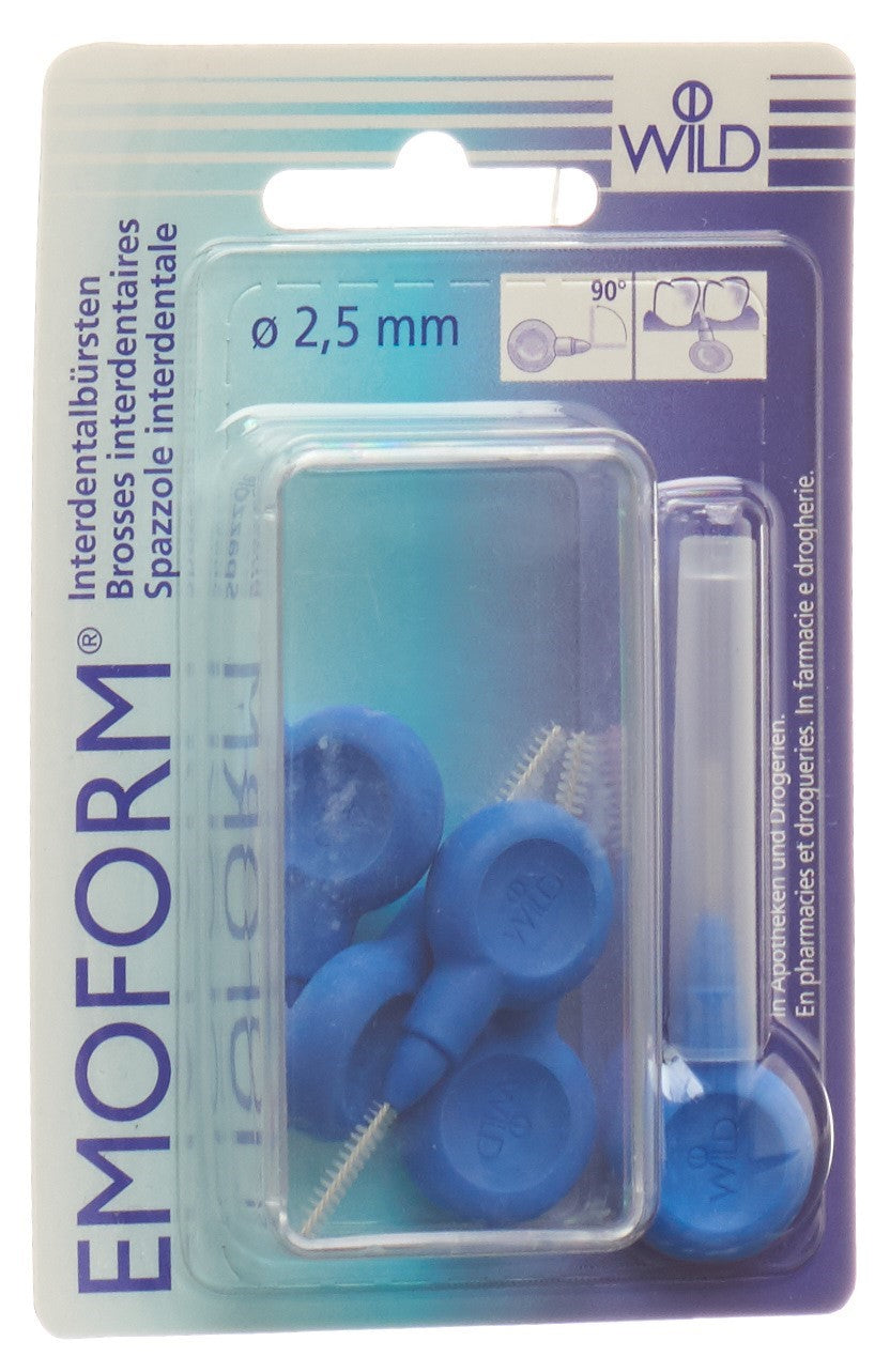 EMOFORM Interdentalbürsten 2.5mm dunkelblau