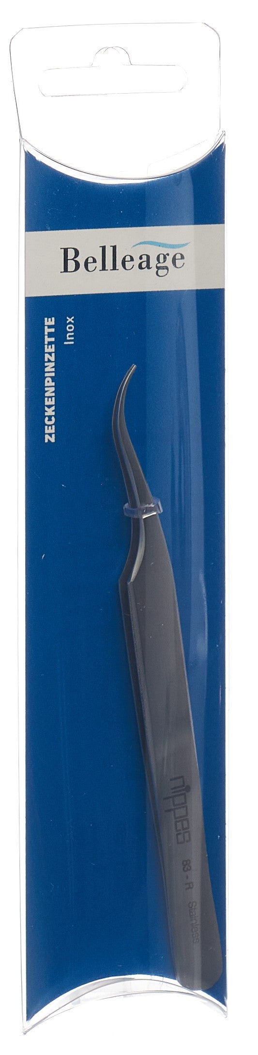 BELLEAGE Zeckenpinzette Inox