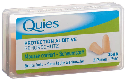 QUIES Lärmgehörschutzkugeln Schaumstoff haut