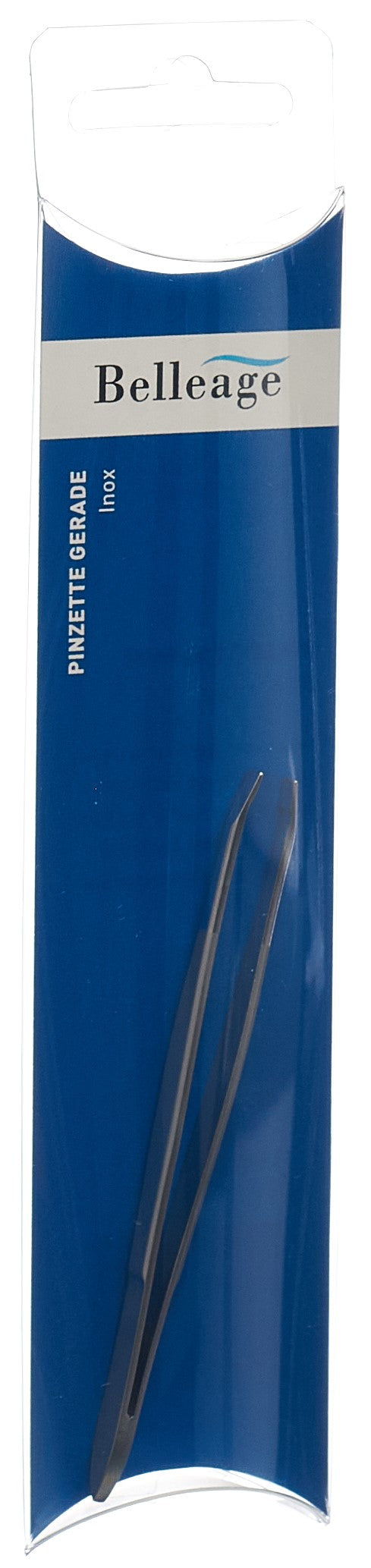 BELLEAGE Pinzette gerade Inox