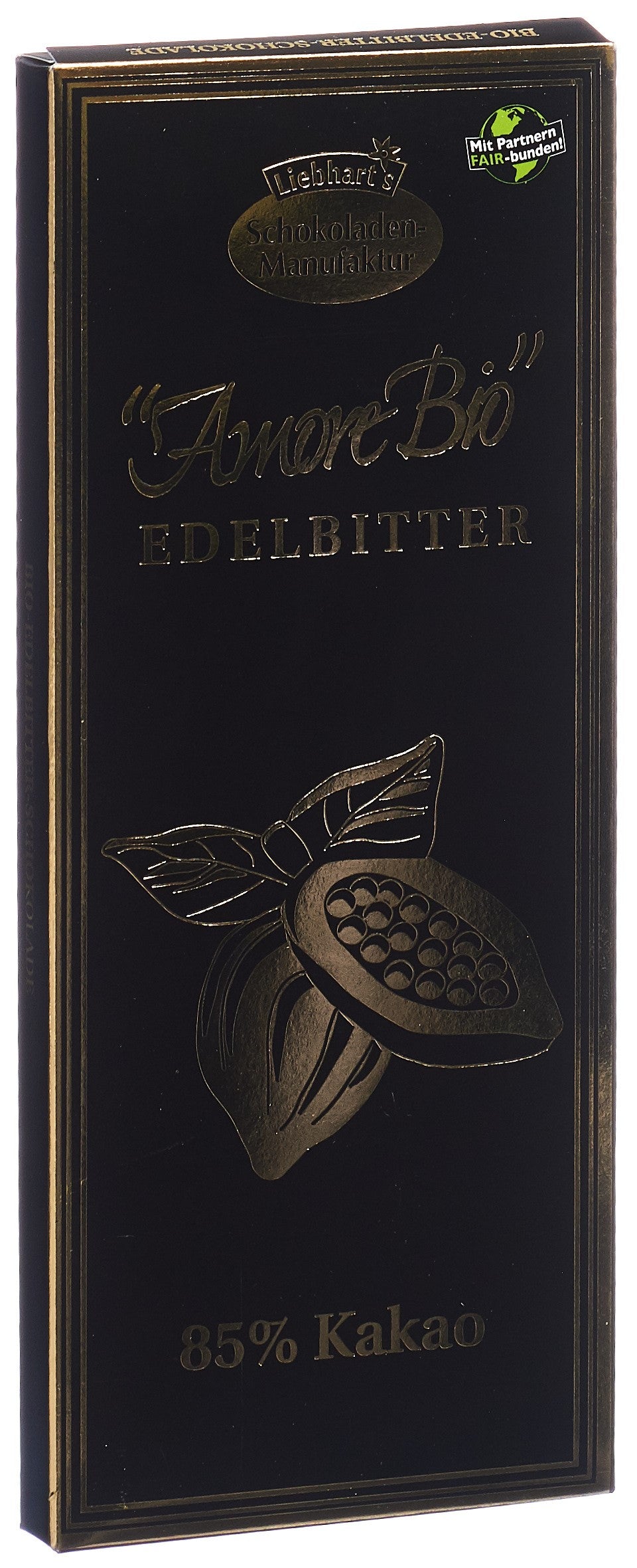 LIEBHART Schoko Edelbitt Kakao 85% Bio