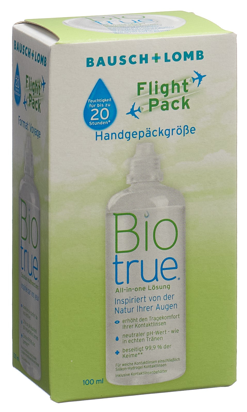 BIOTRUE All-in-one Lösung Flight Pack