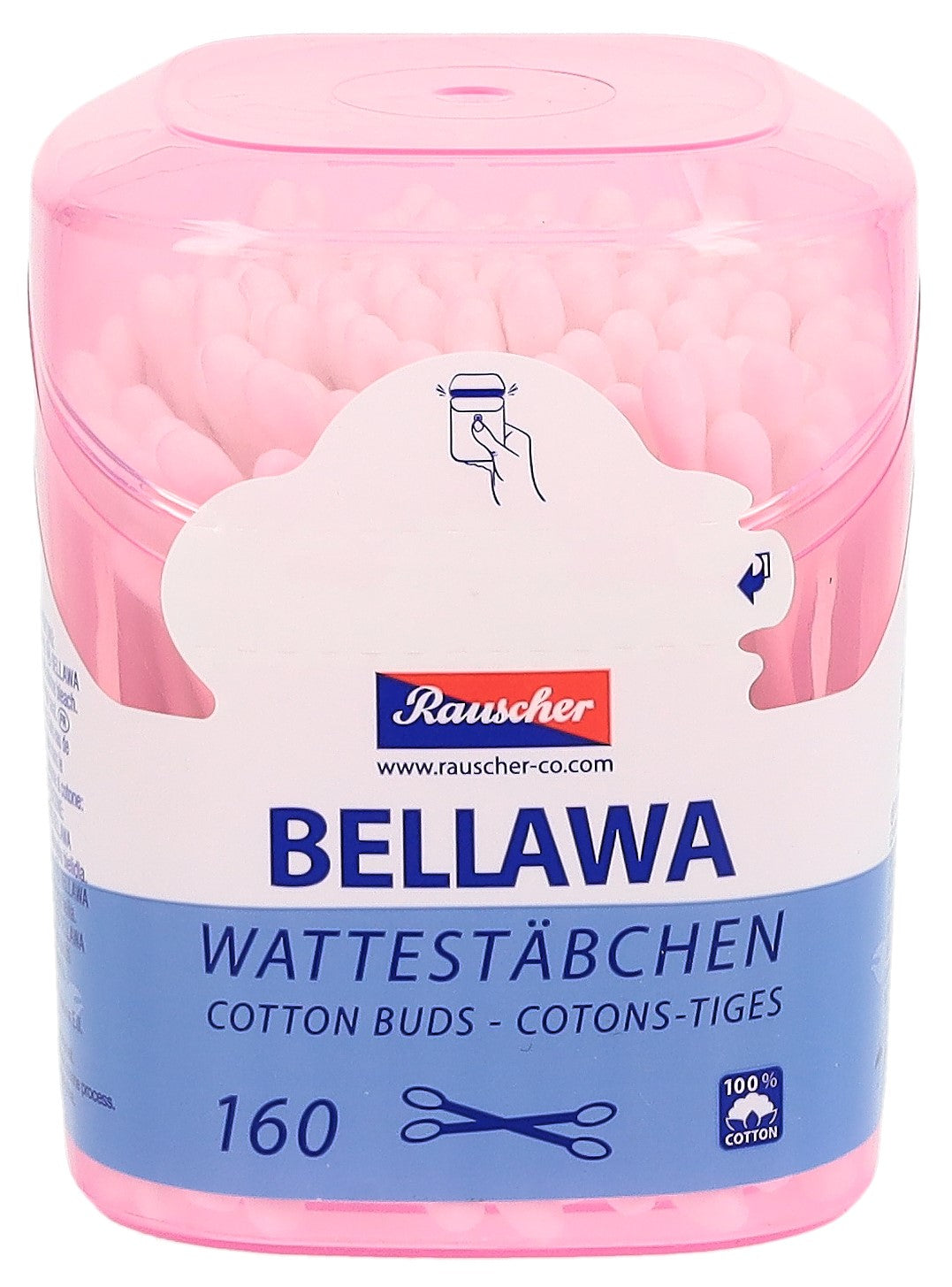 BELLAWA Wattestäbchen Runddose