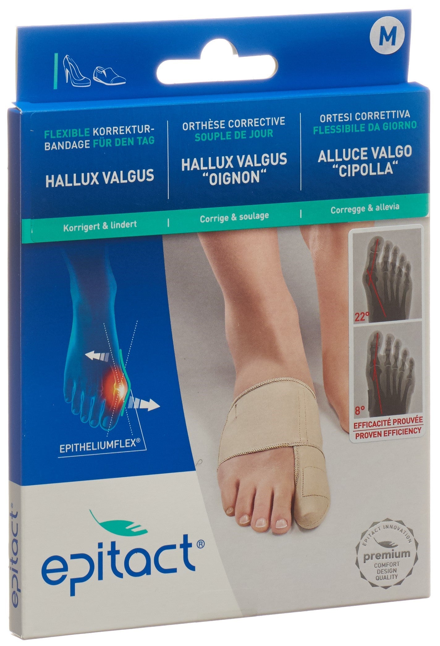 EPITACT flexible KorrBand Hallux TAG M 21.5-23cm