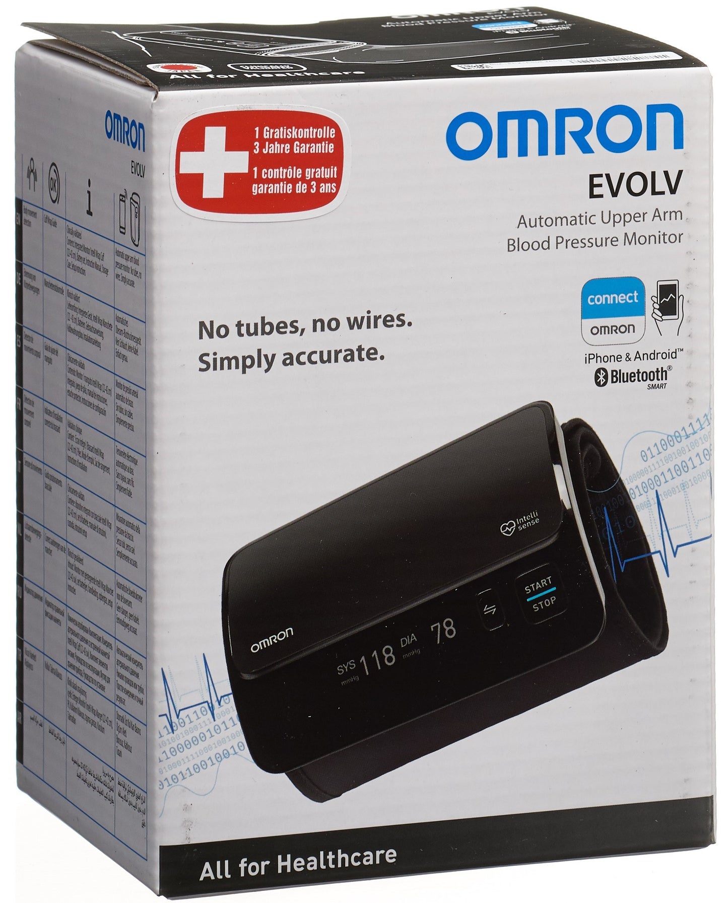 OMRON Blutdruck Oberarm EVOLV IT Gratisservice