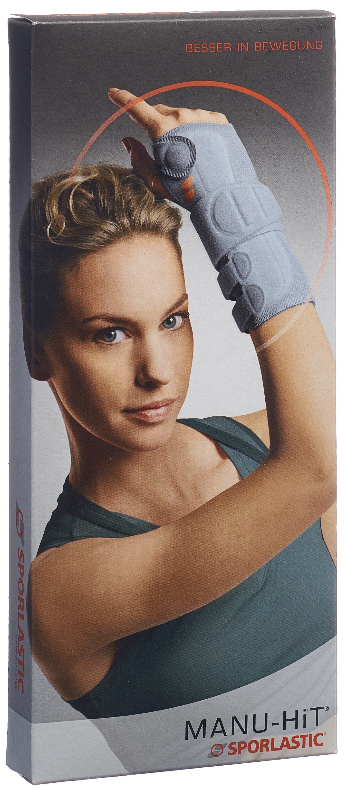 SPORLASTIC Manu Hit M 18cm rechts platinum