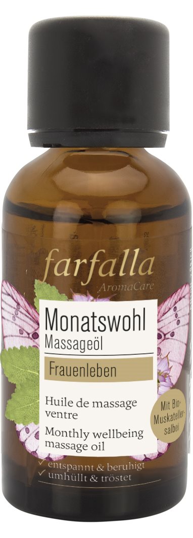 FARFALLA Monat Massageöl Frauen Muskateller