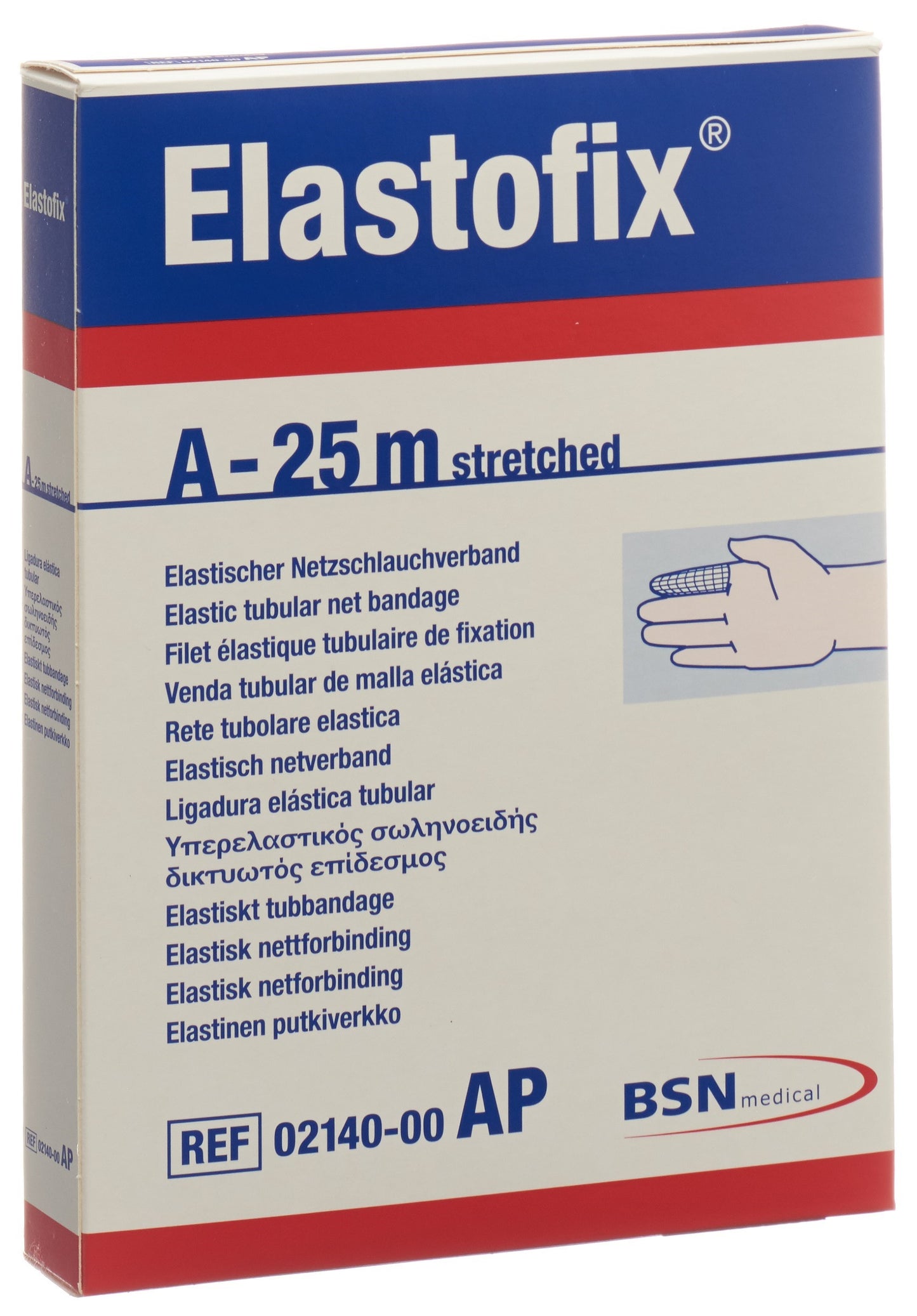 ELASTOFIX Netz Schlauchverband A 25m Finger
