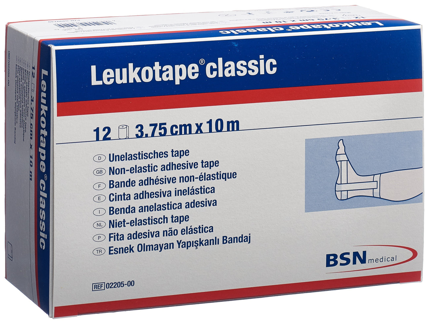 LEUKOTAPE classic economy 10mx3.75cm weiss