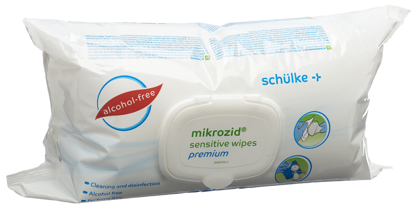 MIKROZID Sensitive wipes prem