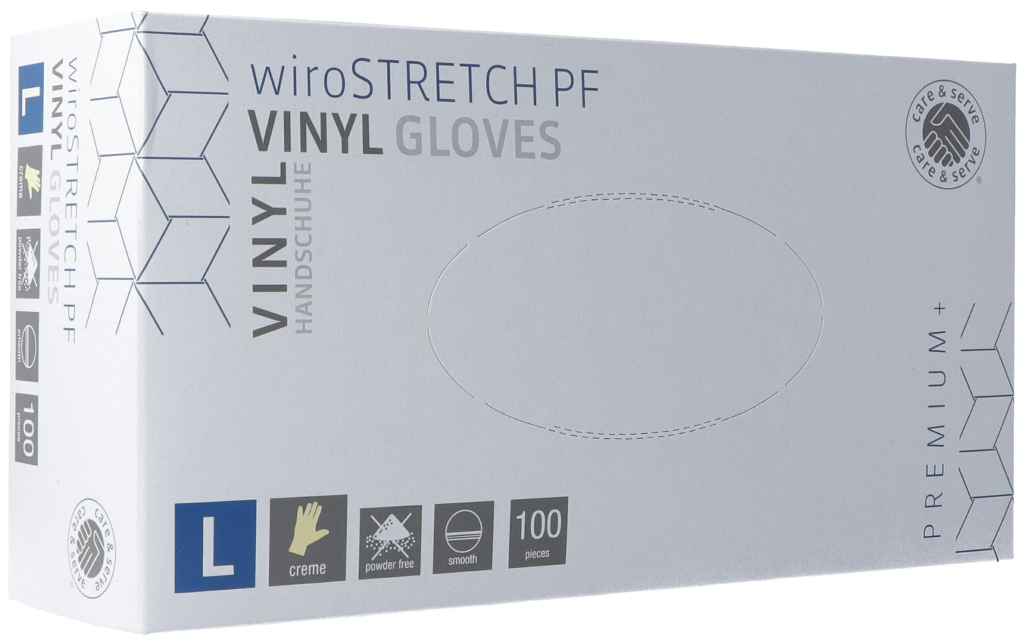 GRIBI Unters Handsch Vinyl L puderfr unst