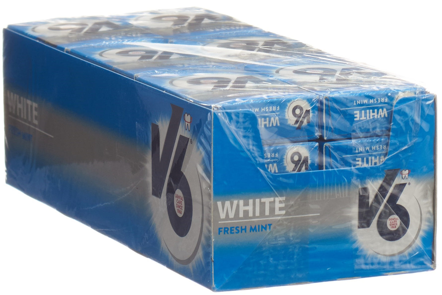 V6 White Kaugummi Freshmint (#)