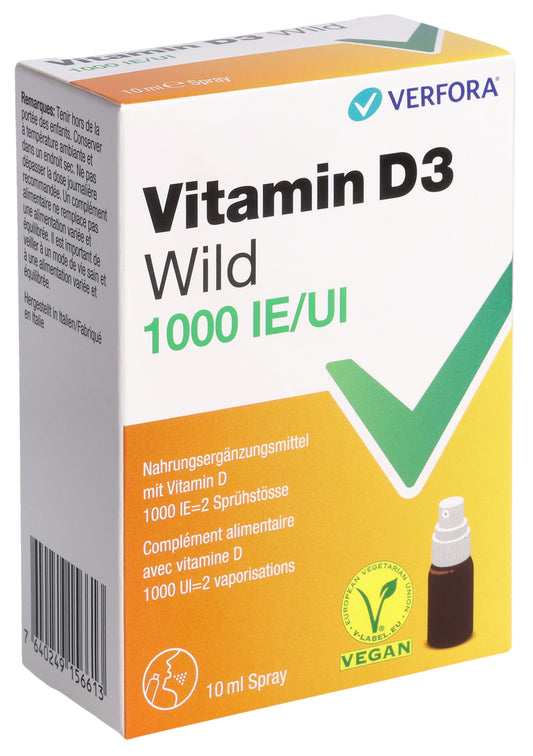 VITAMIN D3 WILD Spray 1000 IE vegan