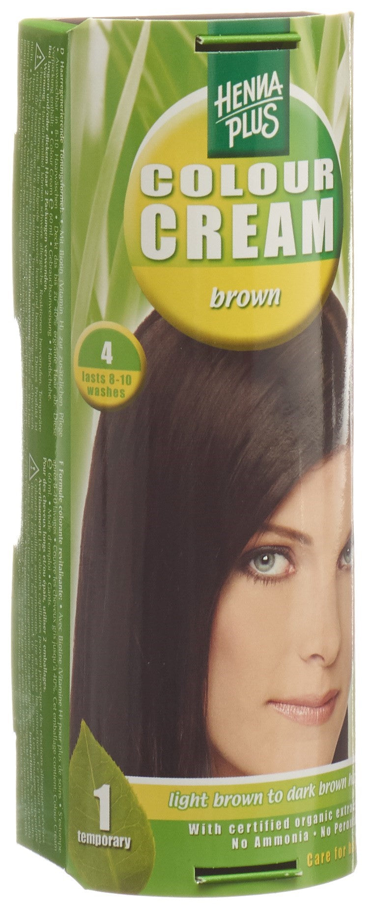 HENNA PLUS Colour Cream 4 braun